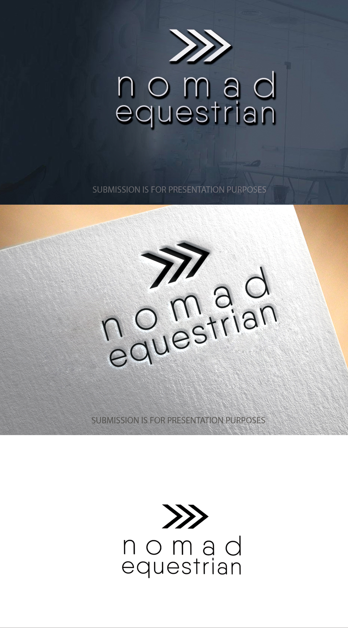 Logo Design by graphicevolution for Nomad Equestrian | Design #24783391