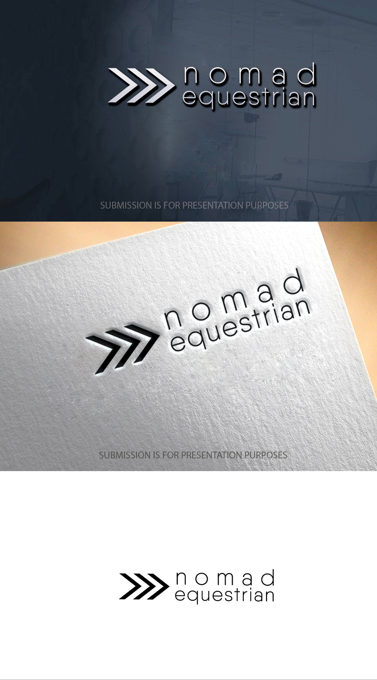 Logo Design by graphicevolution for Nomad Equestrian | Design #24783403