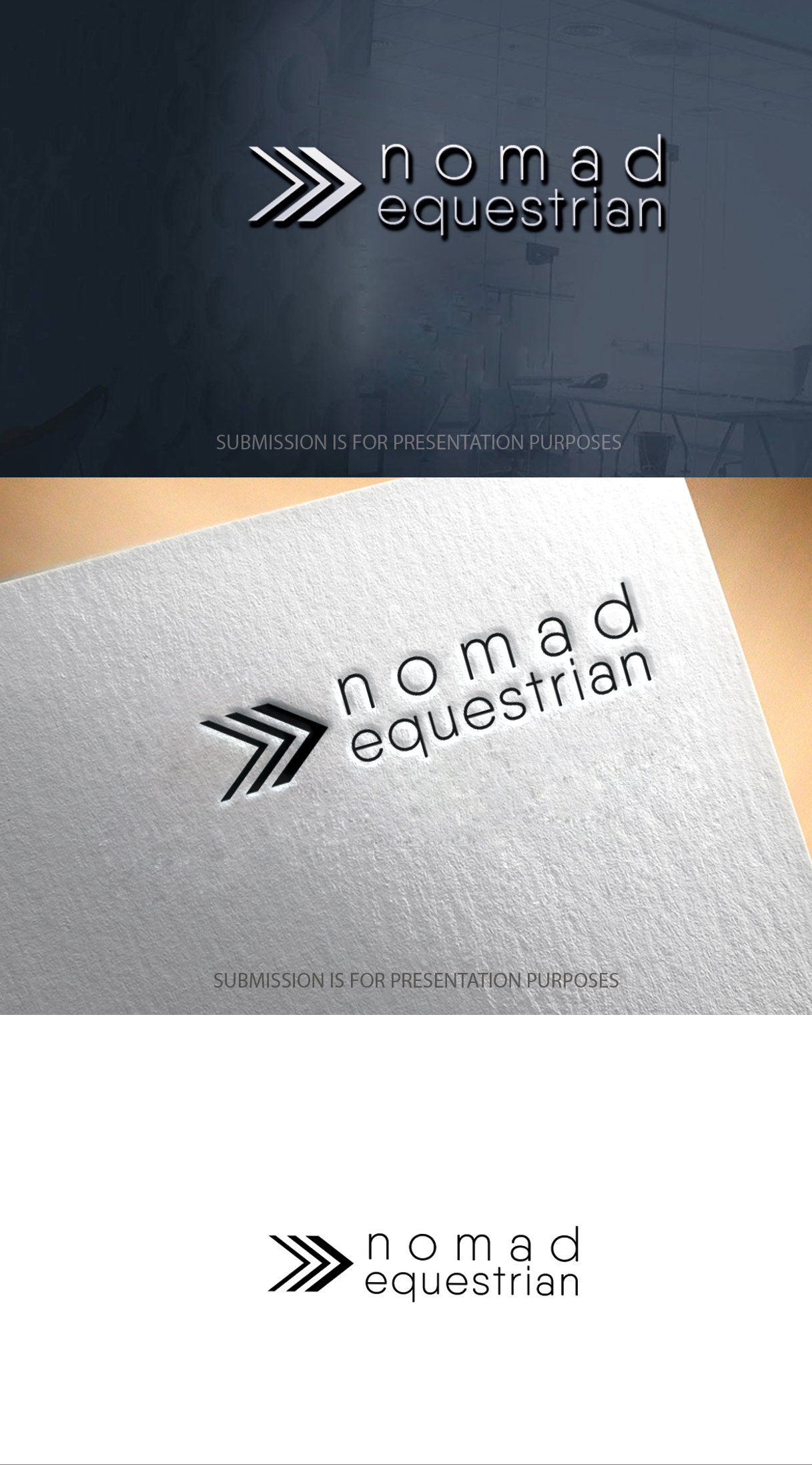 Logo Design by graphicevolution for Nomad Equestrian | Design #24783408