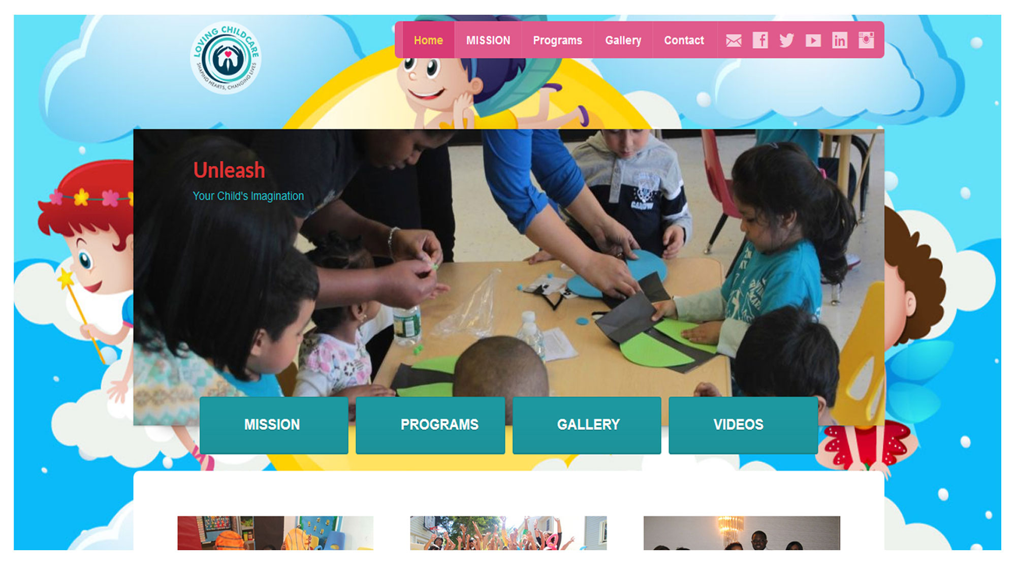 Web Design by madD for Loving Childcare | Design #24737426