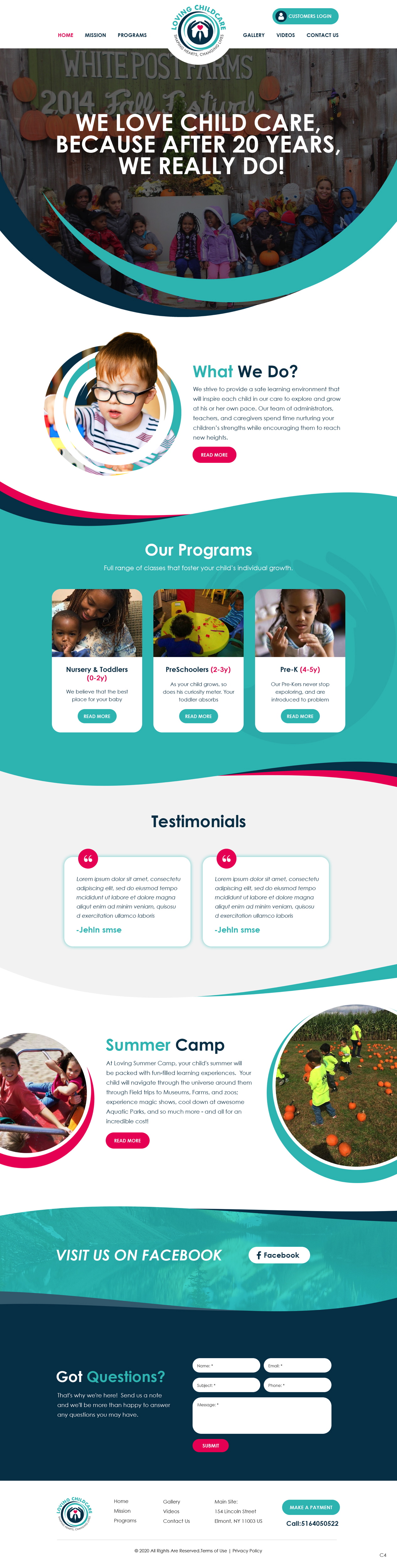 Web-Design von pb für Loving Childcare | Design #24748429