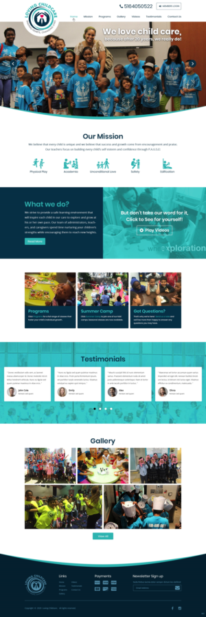 Diseño Web por pb para Loving Childcare | Diseño: #24748437