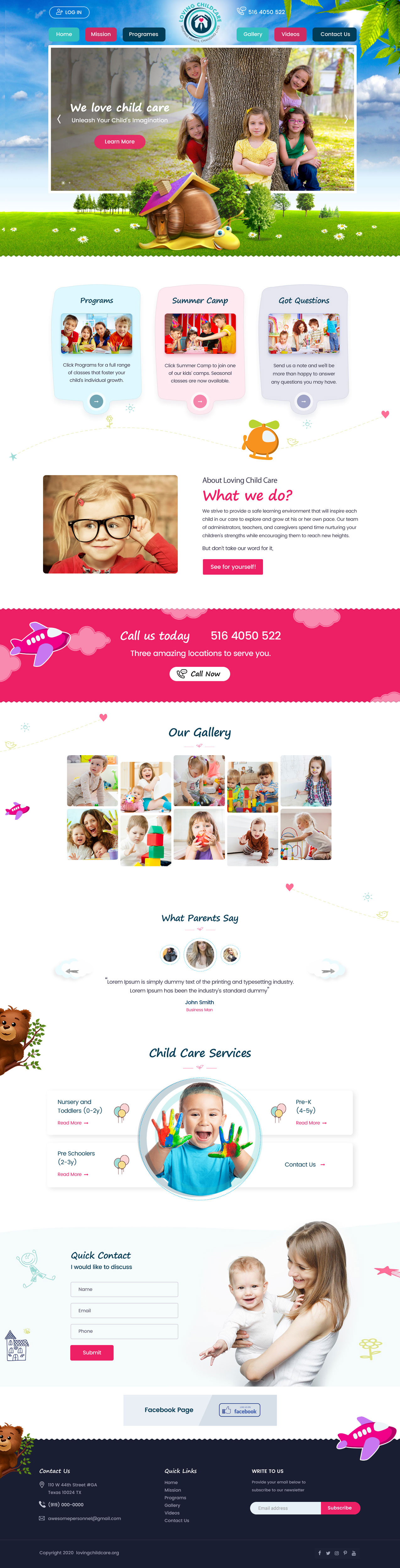 Playful, Conservative, Childcare Web Design for Loving Childcare by Shijo John | Design #24738133 Playful, Conservative, Childcare Web Design for Loving Childcare by Shijo John | Design #24738133