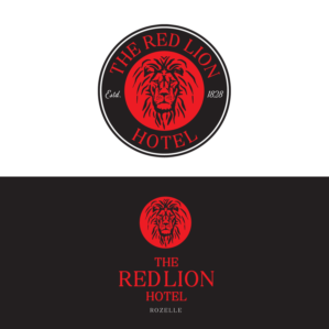 The Red Lion Hotel | Logo Design by Samantha Ward Design