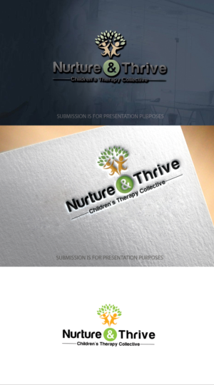Nurture & Thrive Children's Therapy Collective | Logo Design by graphicevolution