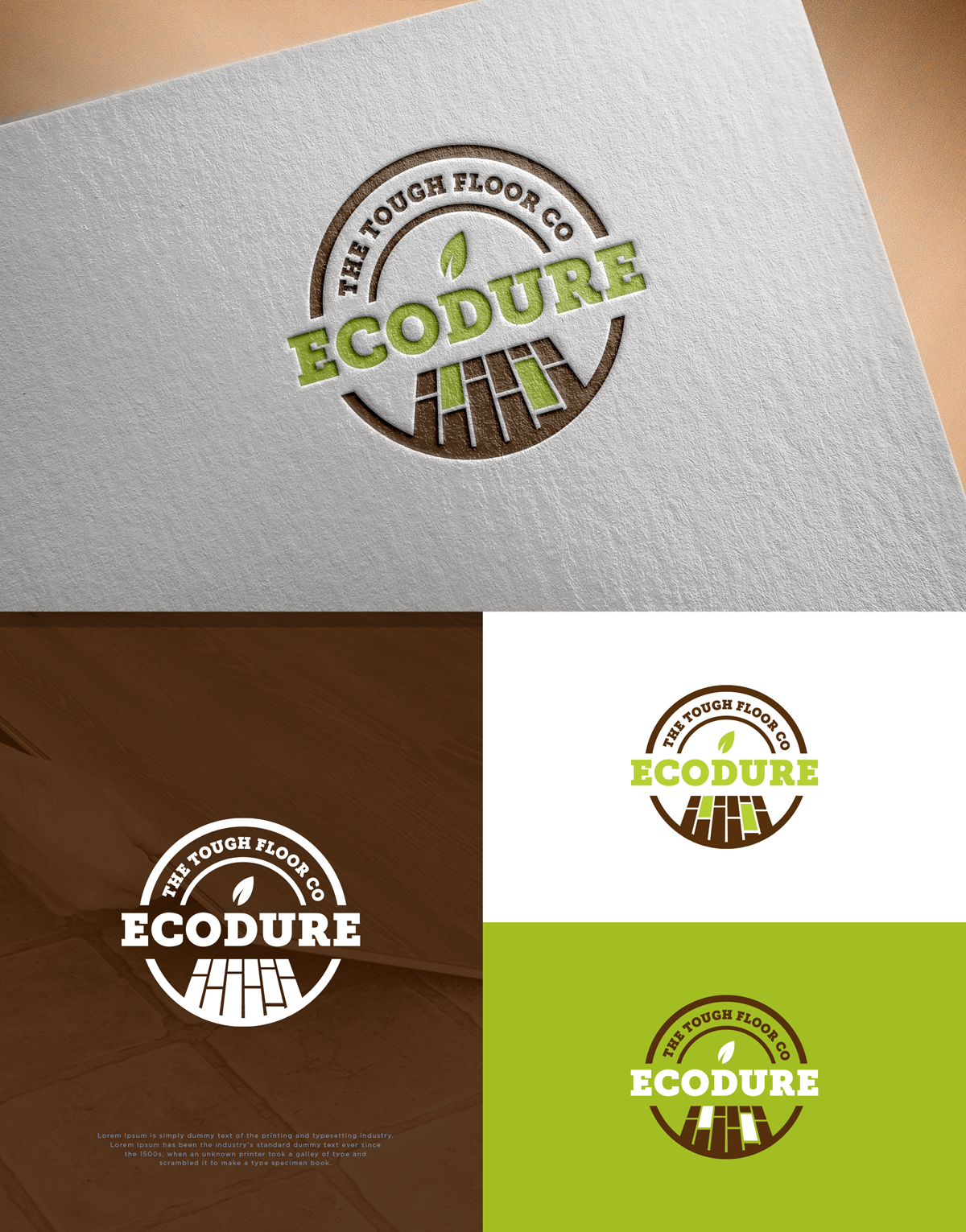 Diseño de Logo por mintcreative para Ecodure Flooring | Diseño #24744766