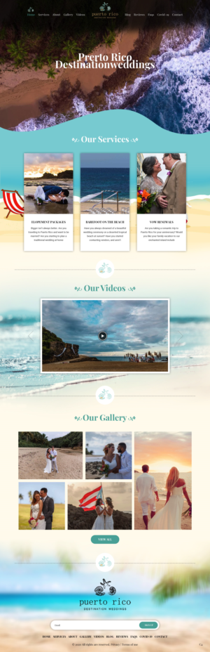 Web Design by pb for Puerto Rico Destination Weddings | Design: #24748482