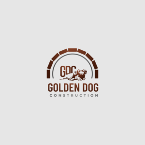 Golden Dog Construction and/or GDC | Logo Design by toothless99