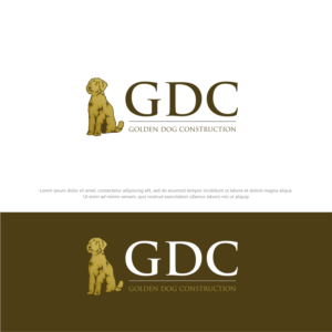 Logo-Design von ThiagoB für Golden Dog Construction LLC | Design: #24738342