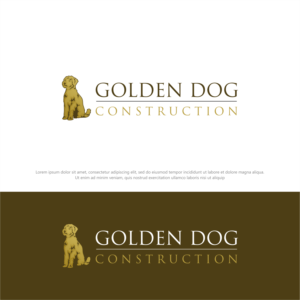 Logo-Design von ThiagoB für Golden Dog Construction LLC | Design: #24738343
