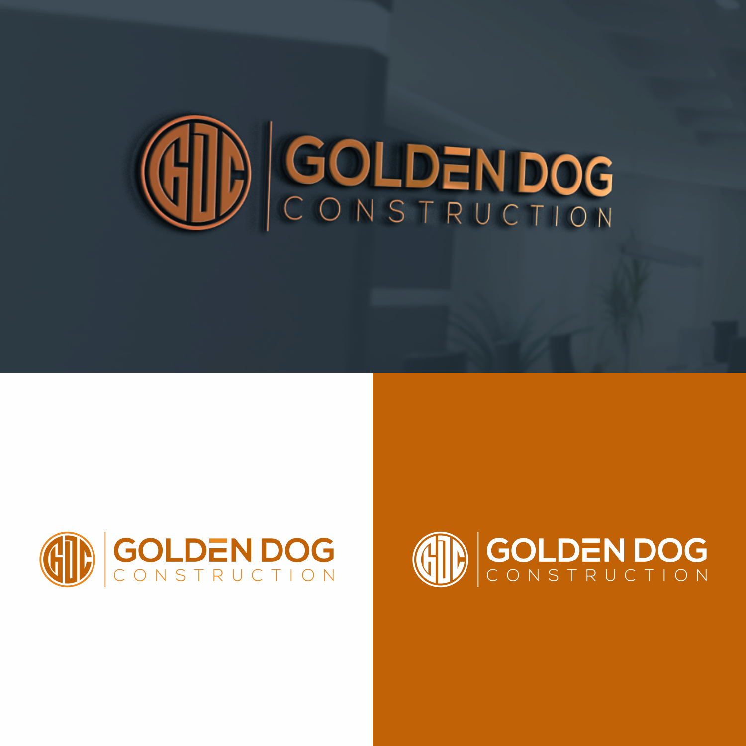 Logo-Design von alek 6 für Golden Dog Construction LLC | Design: #24738893