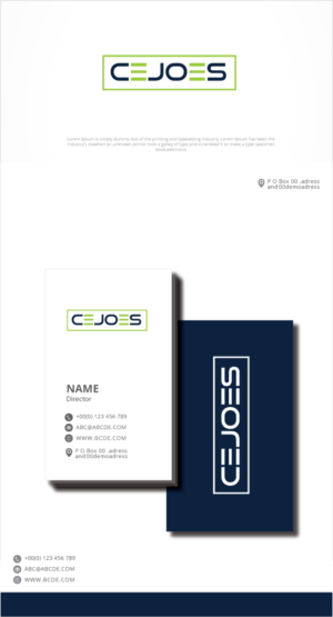 Logo-Design von graphicevolution für CE Joes | Design: #24738122