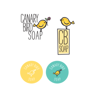 Canary Bird Soap | Logo-Design von Samantha Ward Design