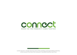 Connect: Where the TDM Community Comes Together | Logo Design by groomfox