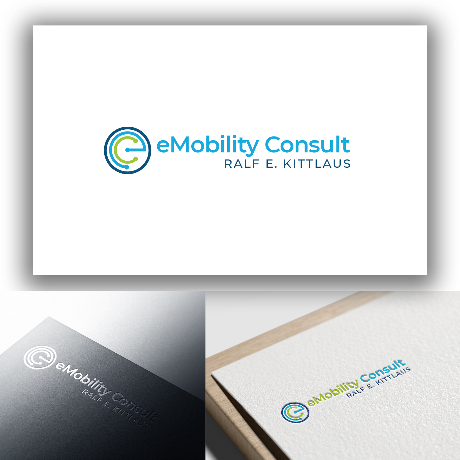 Logo Design by NZ Creatives for eMOBILITY CONSULT - Ralf E. Kittlaus & Partners | Design #24749770
