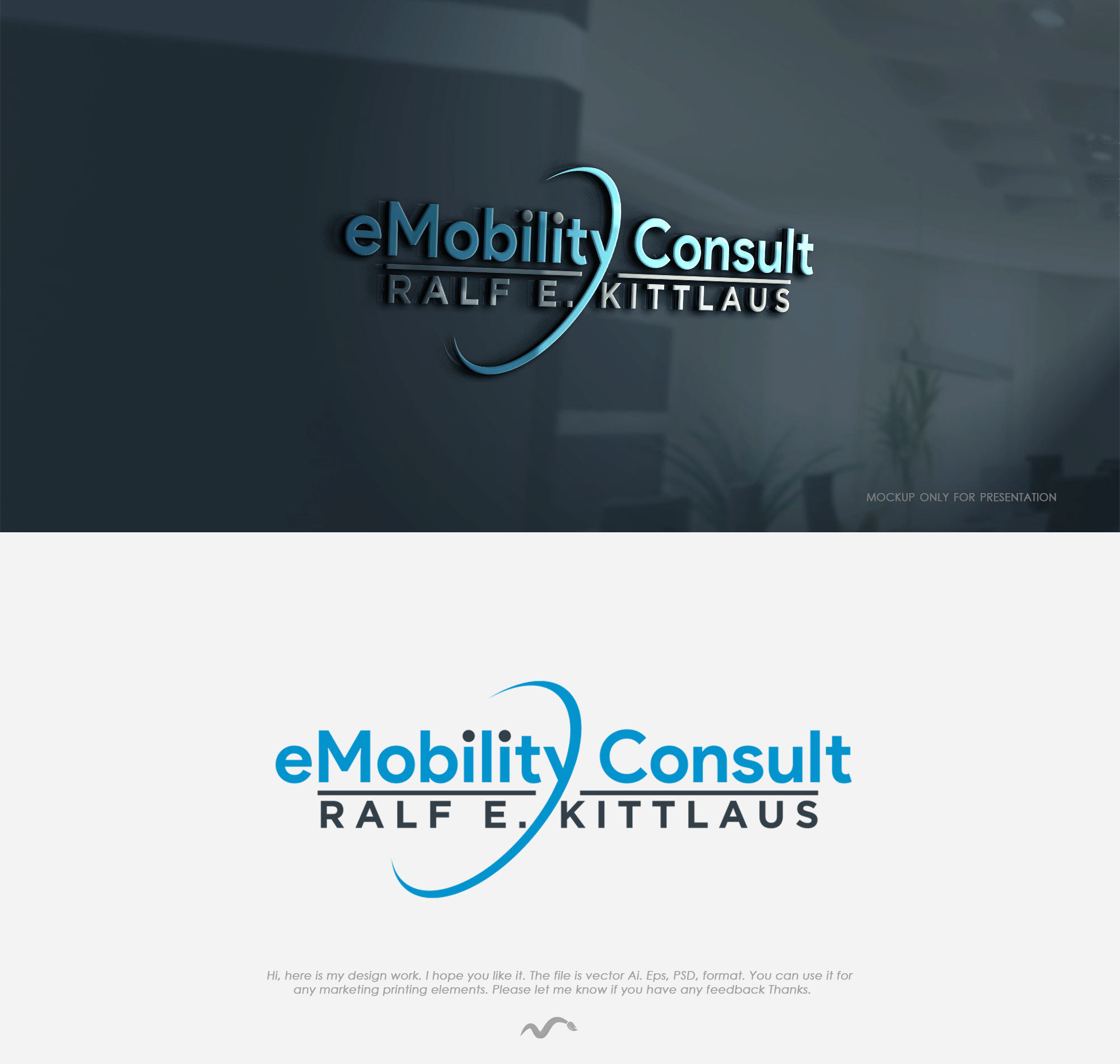 Logo Design by Mono.co for eMOBILITY CONSULT - Ralf E. Kittlaus & Partners | Design #24741355