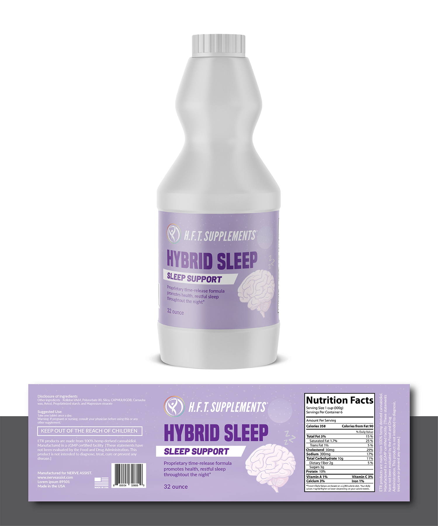 Label Design by Deziners Zone for HFT Supplements | Design #24778812