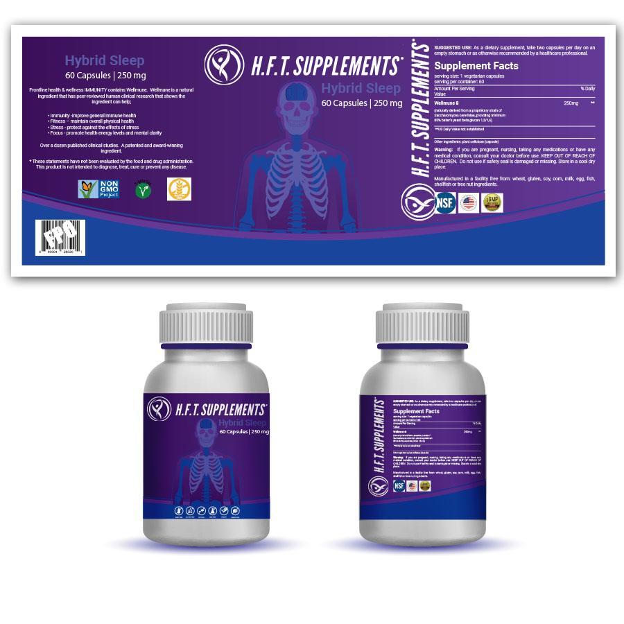 Diseño de Etiqueta por Rupok 3 para HFT Supplements | Diseño #24746335