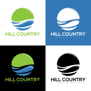 Hill Country Pool & Patio | Logo Design by Anas Q
