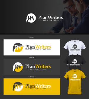 Plan Writers | Logo Design by OR-PiXEL STUDIO ™