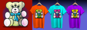 Woke teddy bear with third eye | T-Shirt-Design von Al Pech