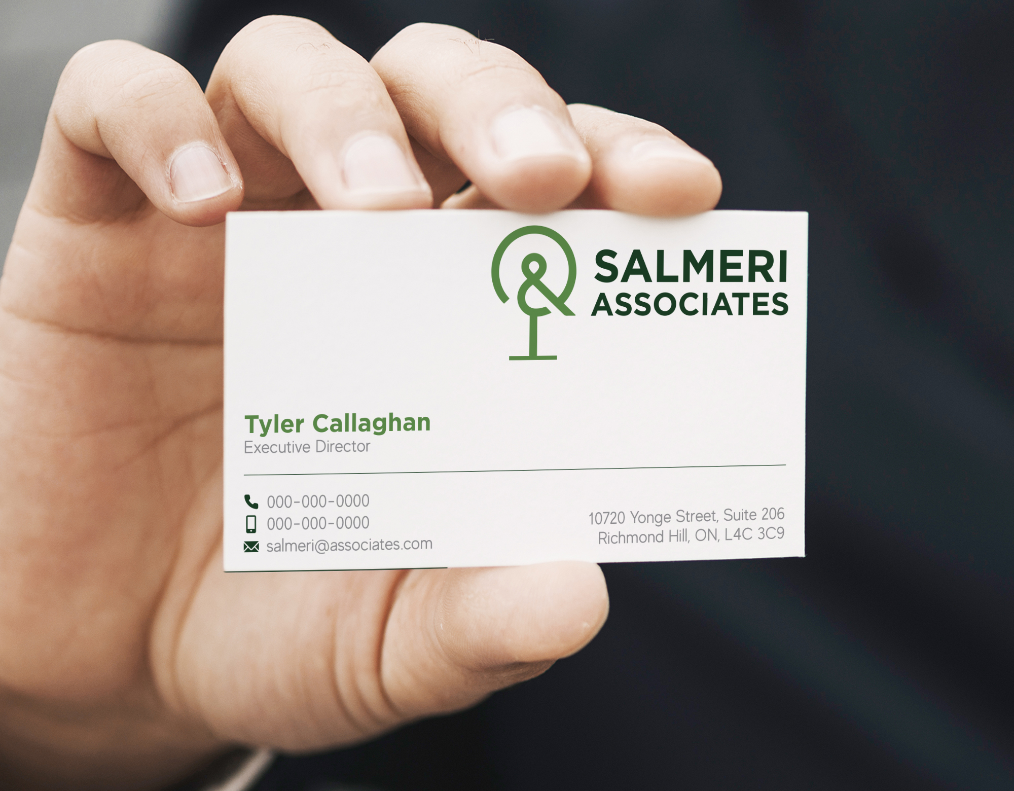 Business Card Design by Verified artistry (Design garden) for Salmeri & Associates | Design #24752376
