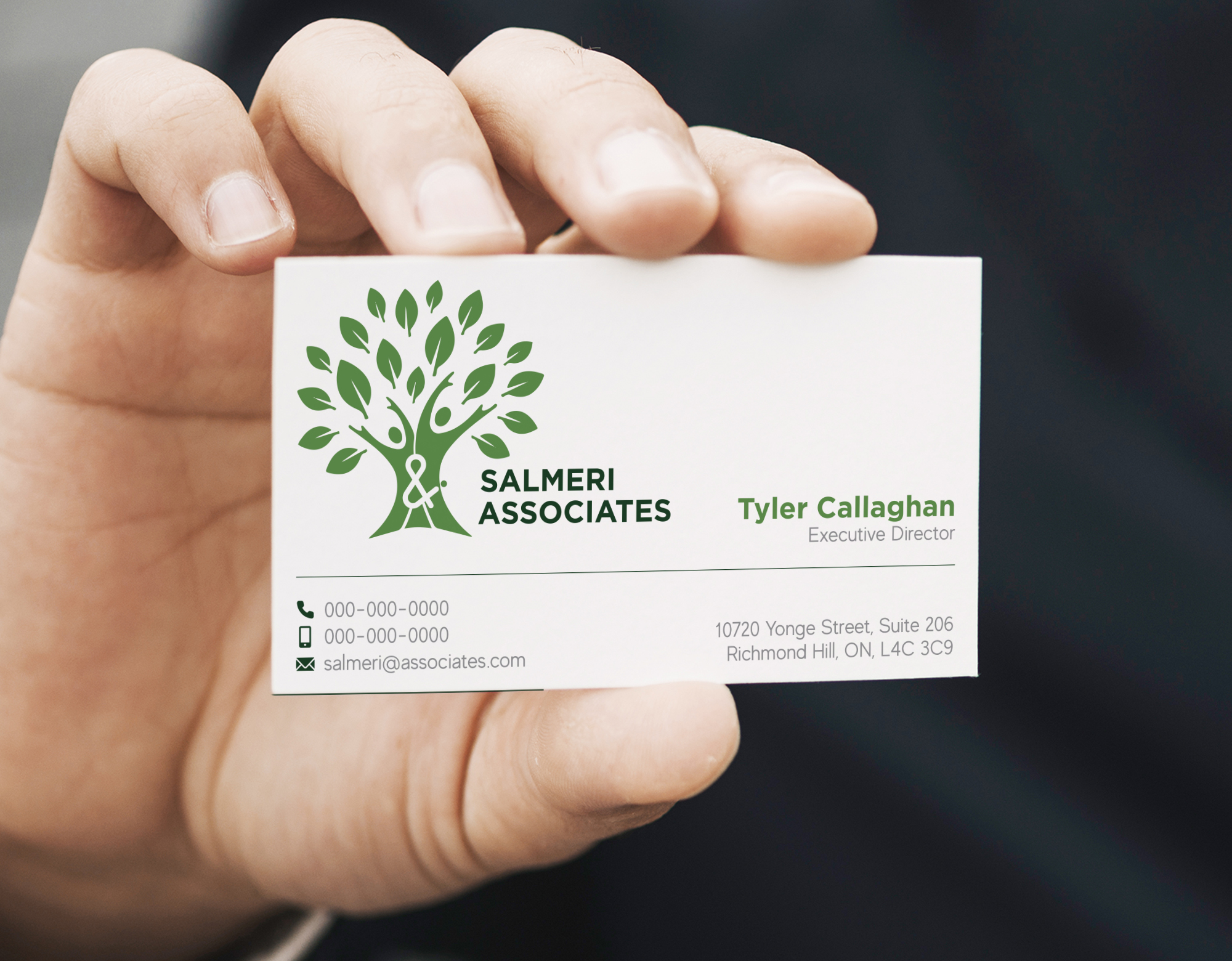 Business Card Design by Verified artistry (Design garden) for Salmeri & Associates | Design #24752381