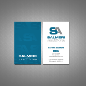 Business Card Design by Creations Box 2015 for Salmeri & Associates | Design #24801444