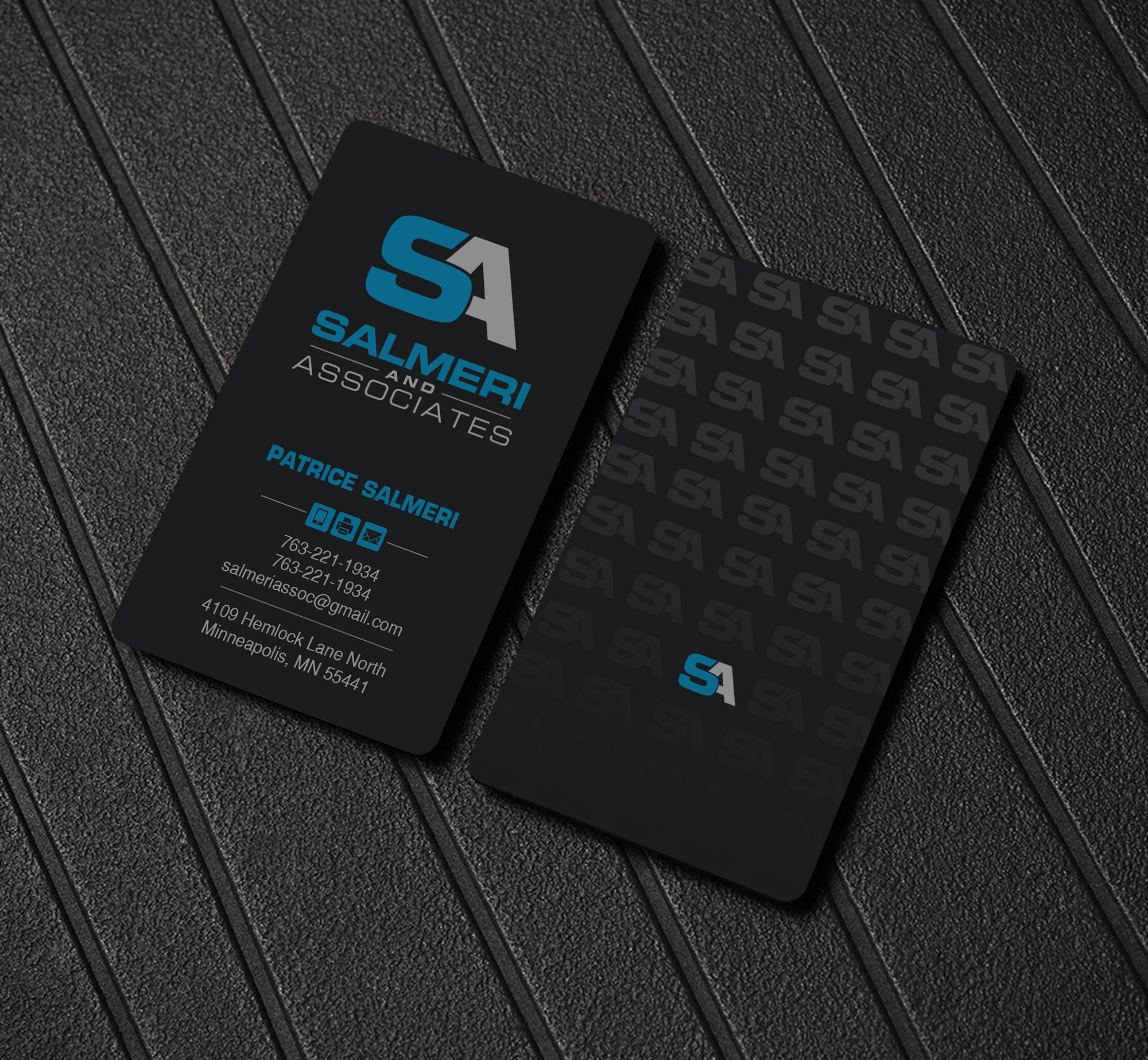 Business Card Design by Creations Box 2015 for Salmeri & Associates | Design #24801445