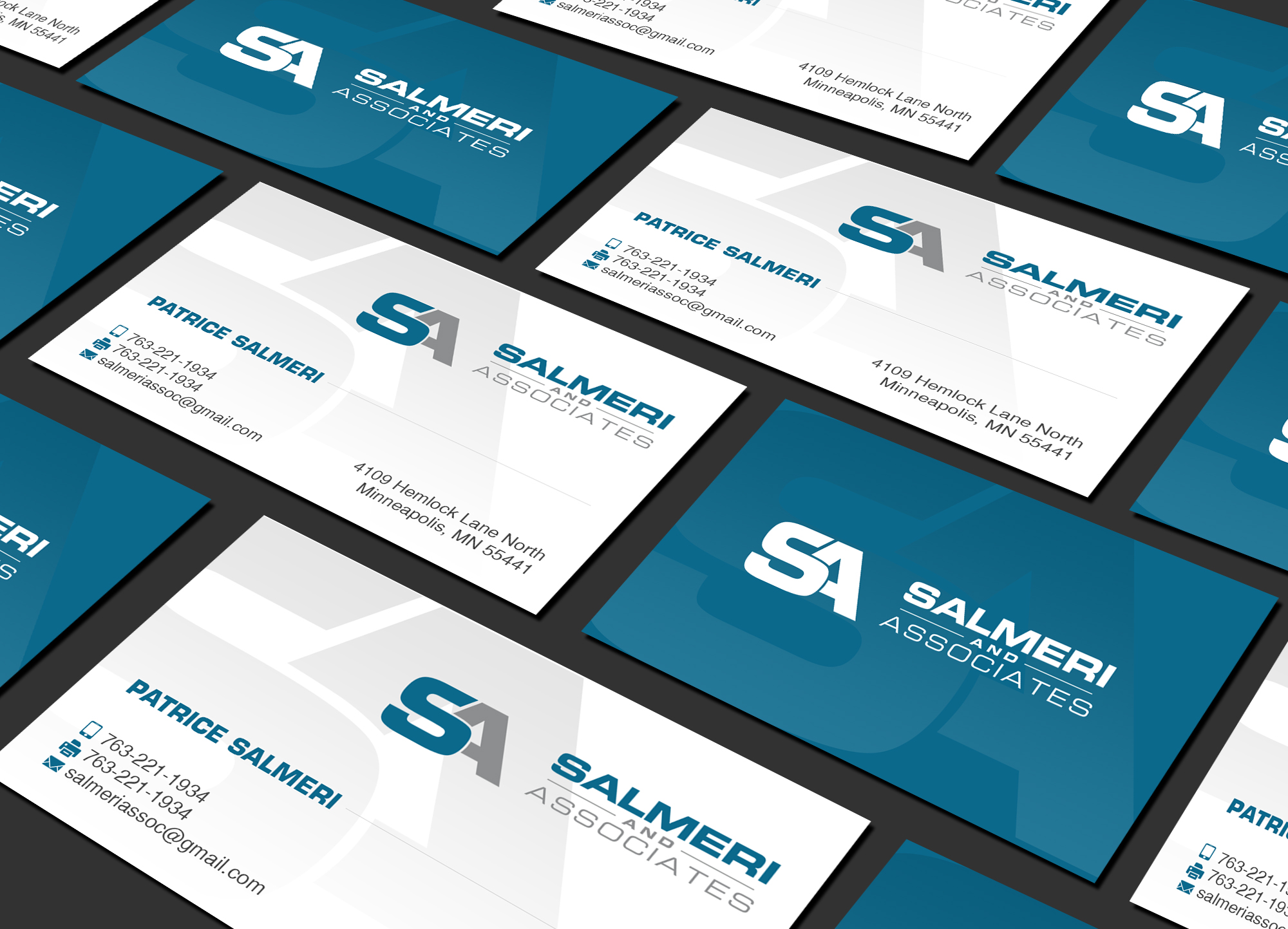 Diseño de Tarjeta de Presentación por Creations Box 2015 para Salmeri & Associates | Diseño #24801457