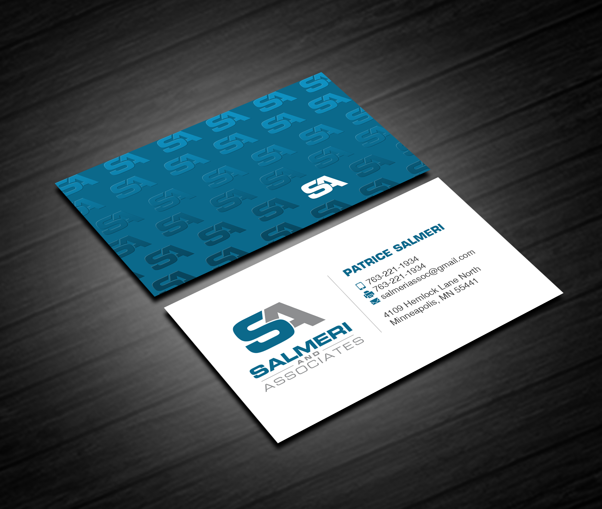 Business Card Design by Creations Box 2015 for Salmeri & Associates | Design #24801470