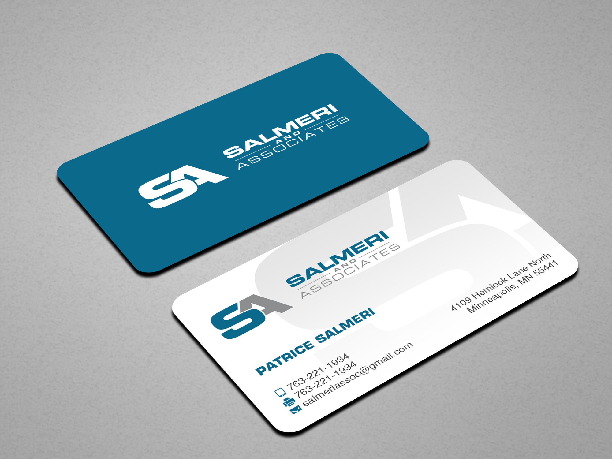 Diseño de Tarjeta de Presentación por Creations Box 2015 para Salmeri & Associates | Diseño #24801471