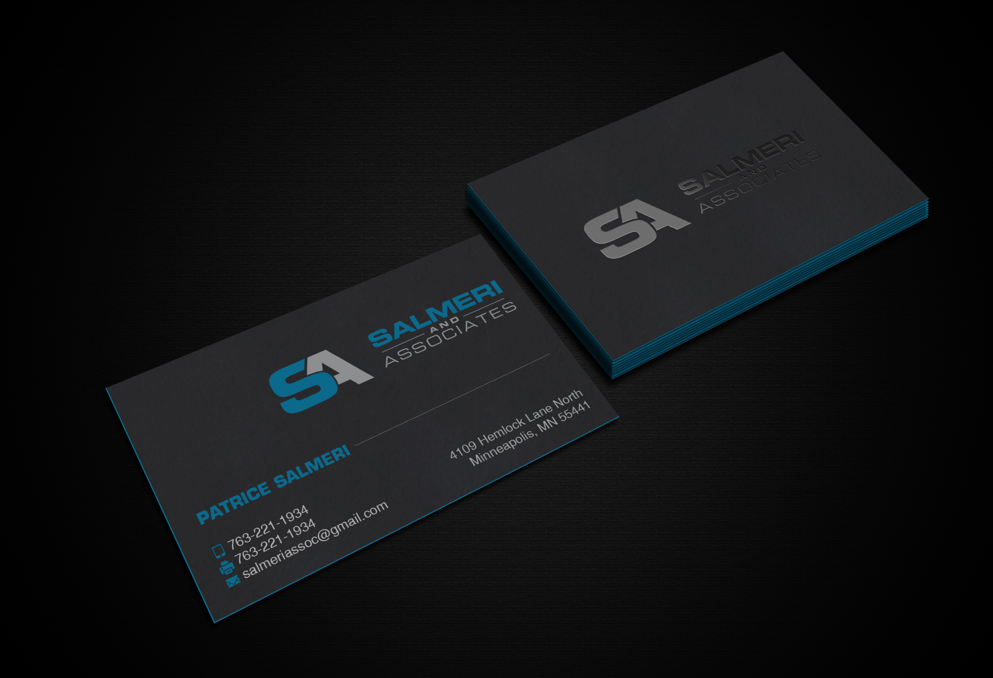 Business Card Design by Creations Box 2015 for Salmeri & Associates | Design #24801476