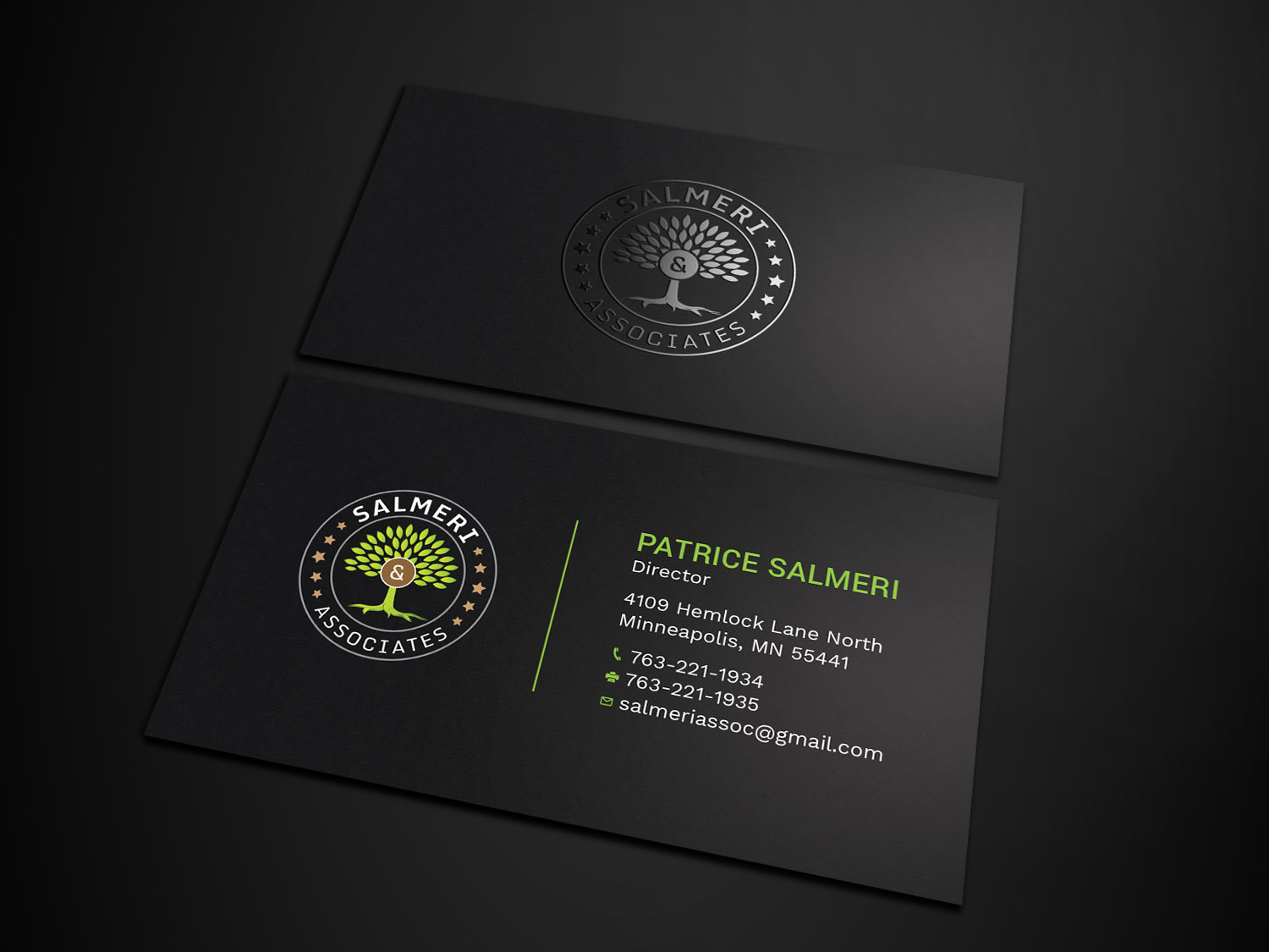 Business Card Design by Tripti Ranjan Gain for Salmeri & Associates | Design #24785825