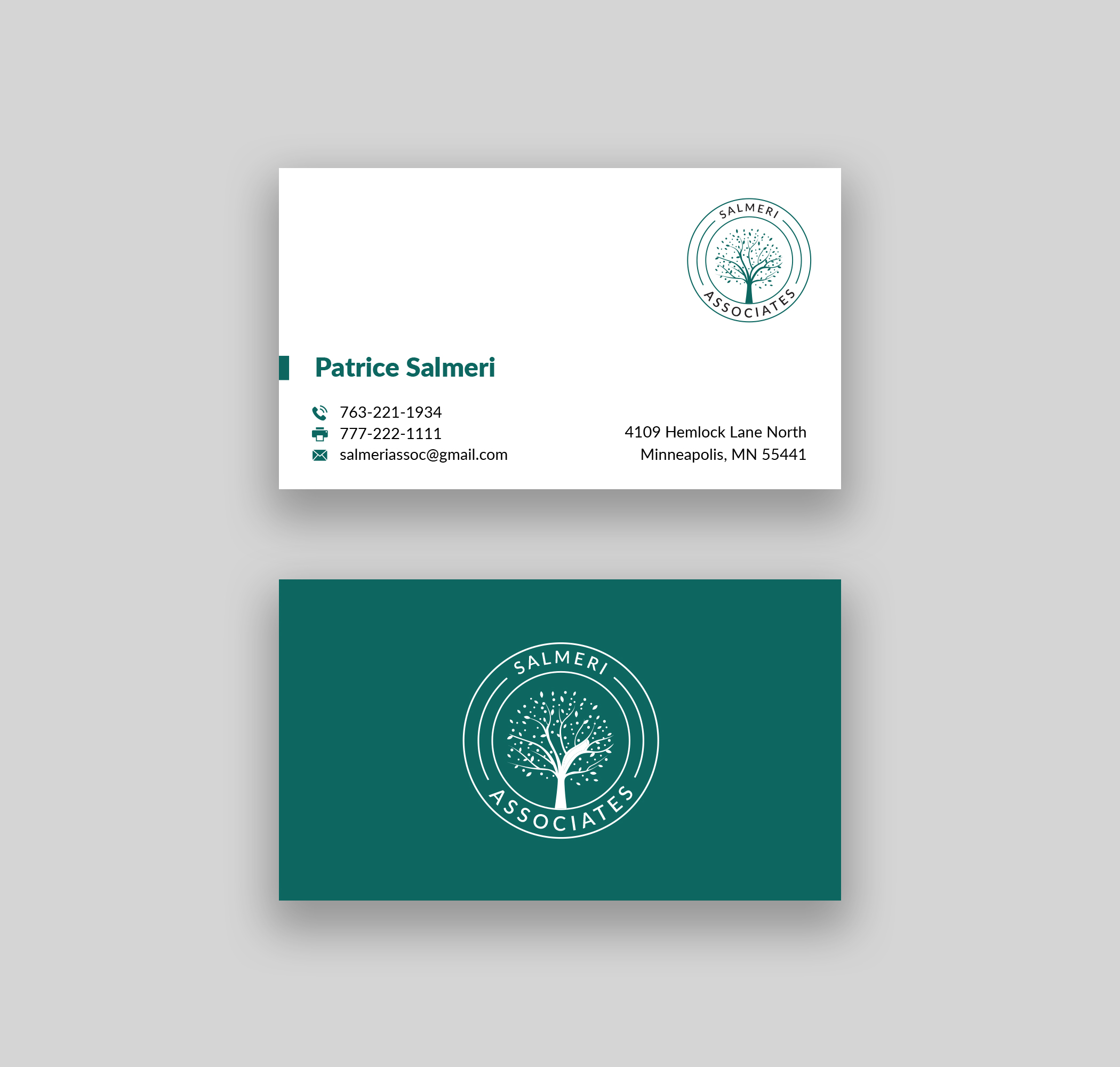 Business Card Design by Musa. A for Salmeri & Associates | Design #24797315