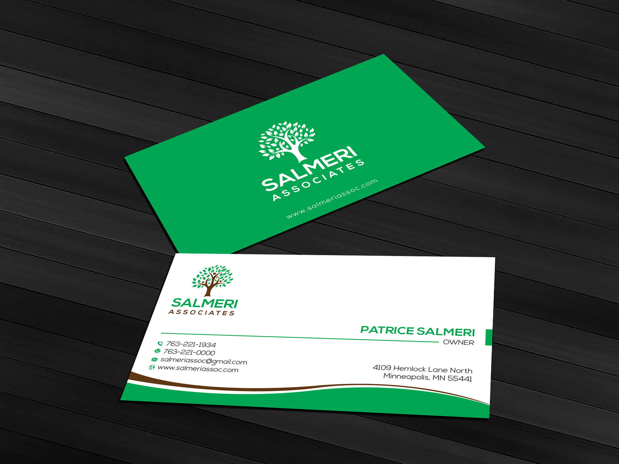 Business Card Design by Ekramul Hossen 2 for Salmeri & Associates | Design #24765347