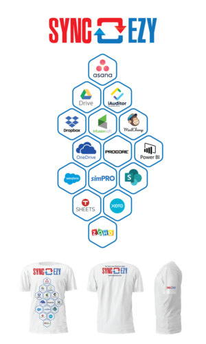 TShirt for a Software Integration company (Collage of logos) | T-Shirt-Design von Sergio Coelho