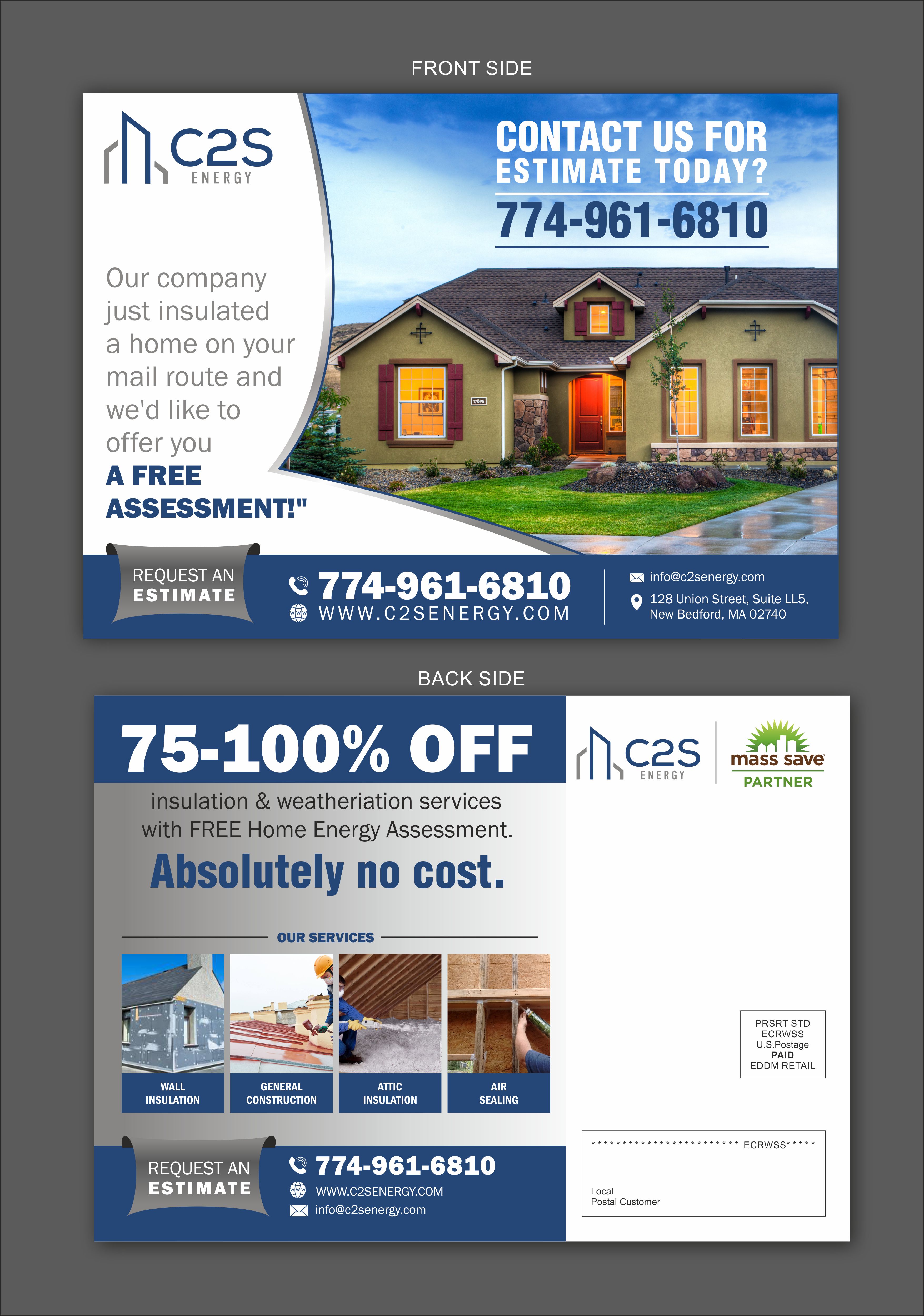 Diseño de Postal por Fine Graphics House para este proyecto | Diseño #24799949