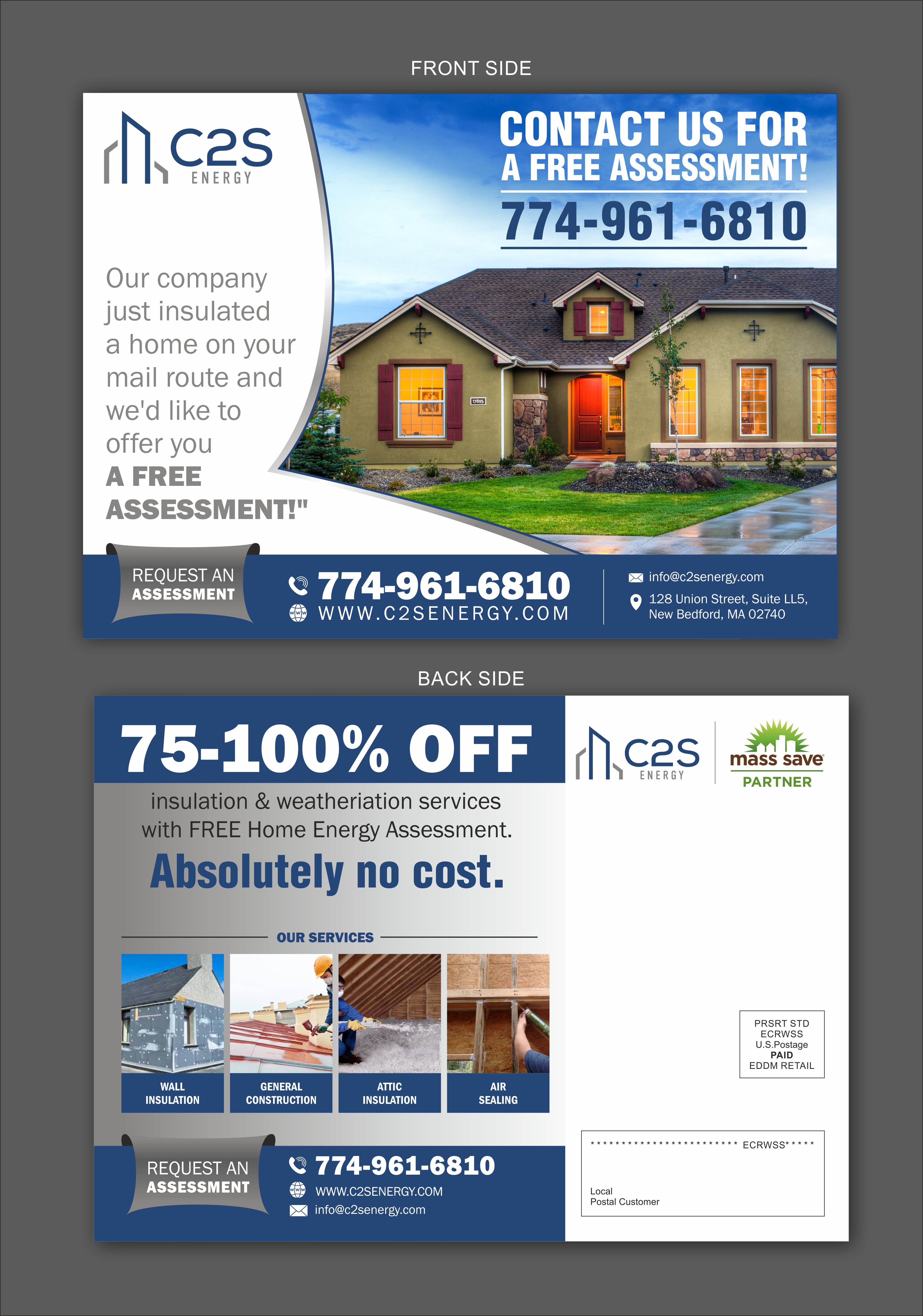 Postcard Design by Fine Graphics House for this project | Design #24813051