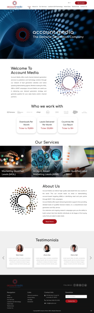 Web Design by pb for this project | Design: #24757410