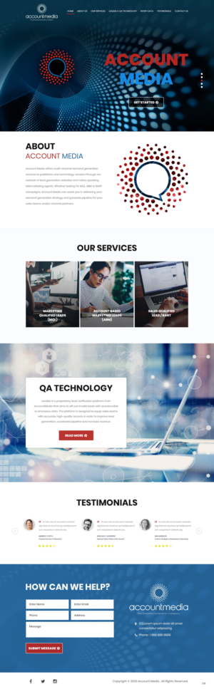 Web Design by pb for this project | Design: #24757413