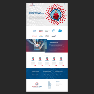 Account Media - B2B Demand Generation Website Project | Web Design par Maxo-Biz
