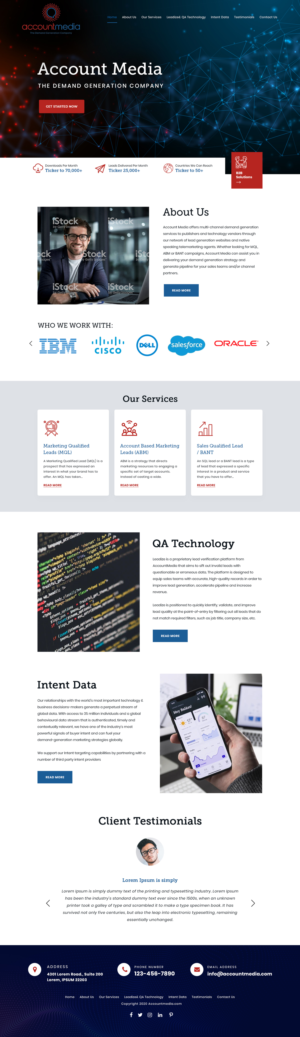 Web Design by AbhishekRoyBunty for this project | Design: #24788068