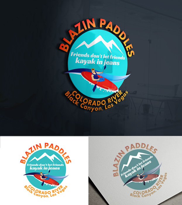 Logo Design by Wonderful design for Blazin' Paddles | Design #24756355