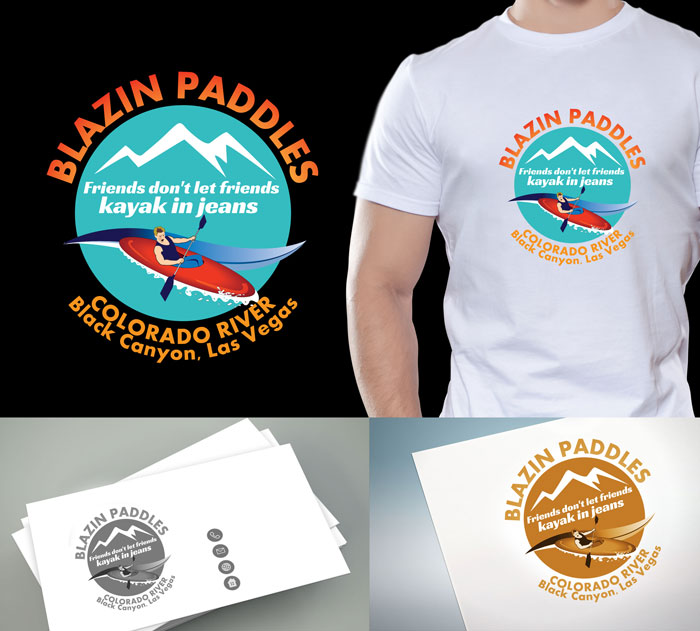 Logo Design by Wonderful design for Blazin' Paddles | Design #24756356