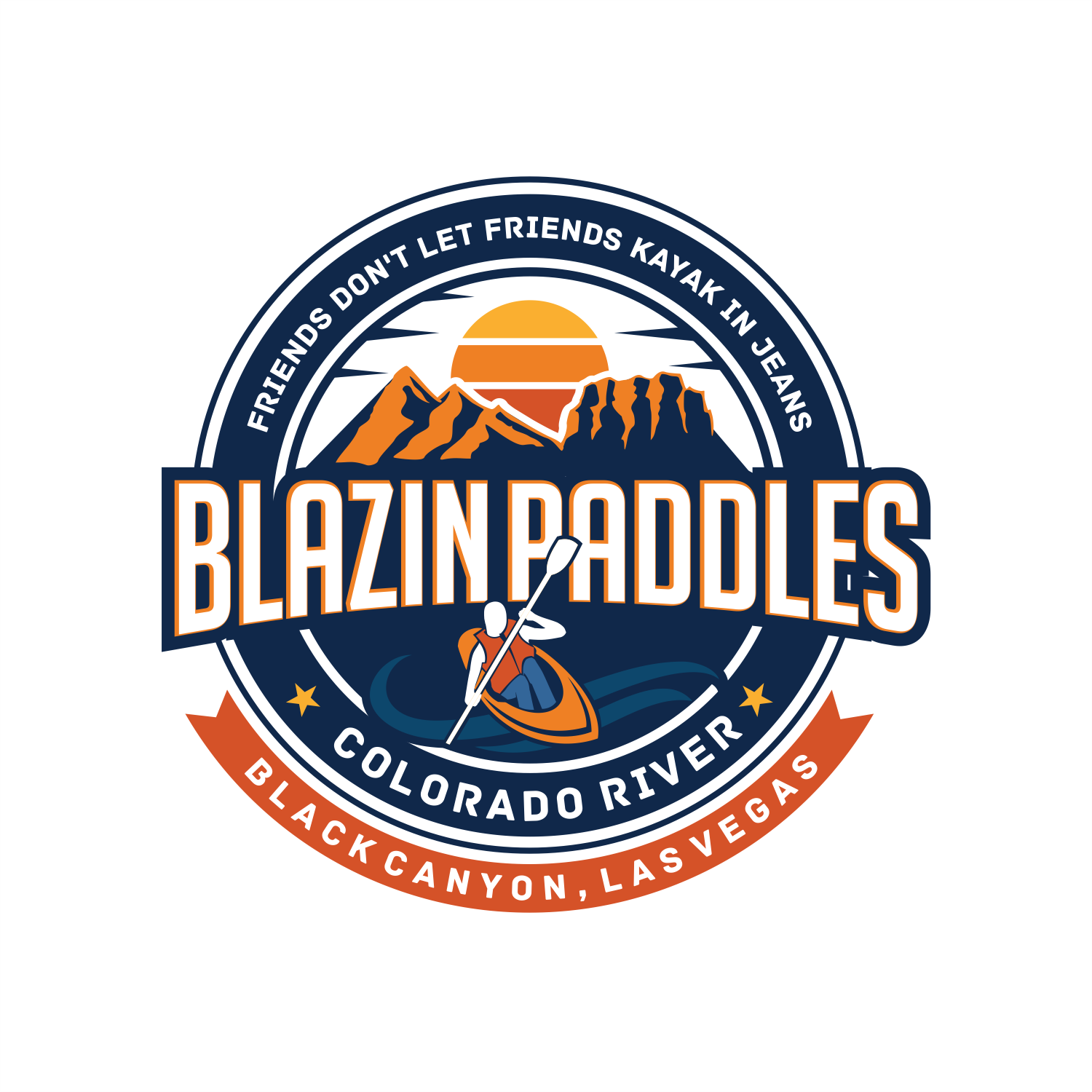 Diseño de Logo por ThiagoB para Blazin' Paddles | Diseño #24757324