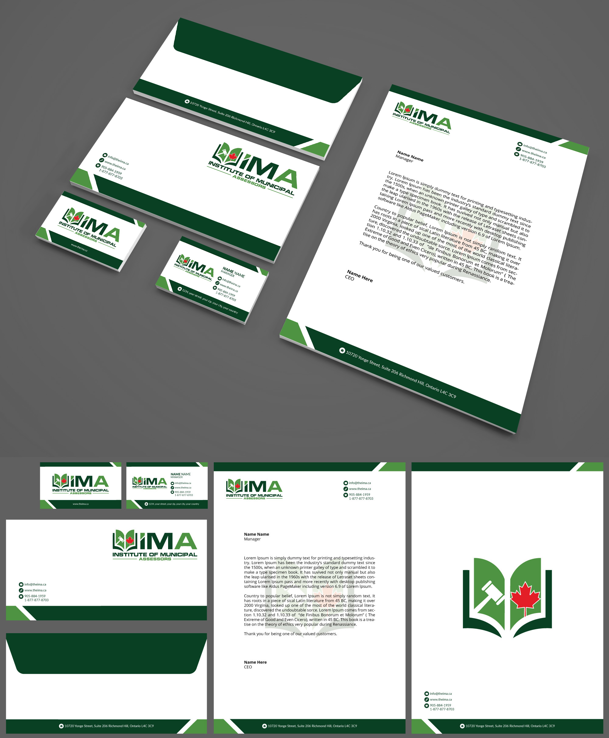 Stationery Design by Impressive Solutions for The Institute of Municipal Assessors | Design #24753366