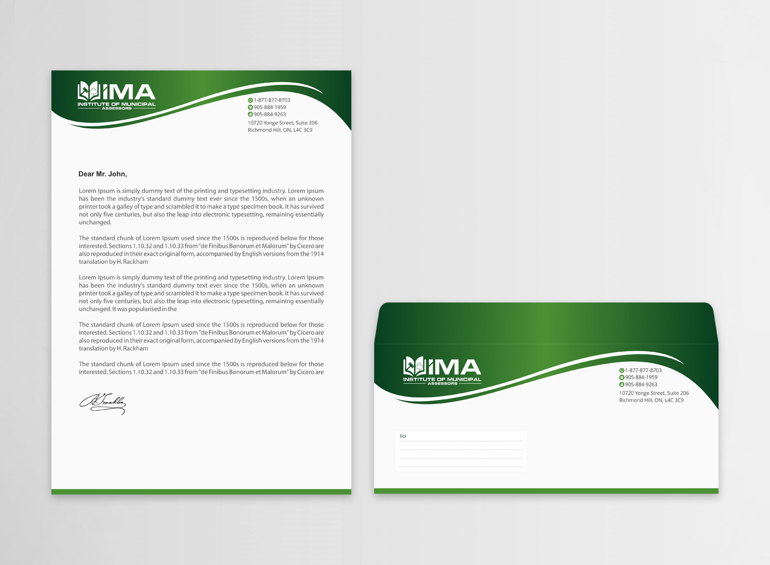 Stationery Design by Infinitive Technology for The Institute of Municipal Assessors | Design #24756729