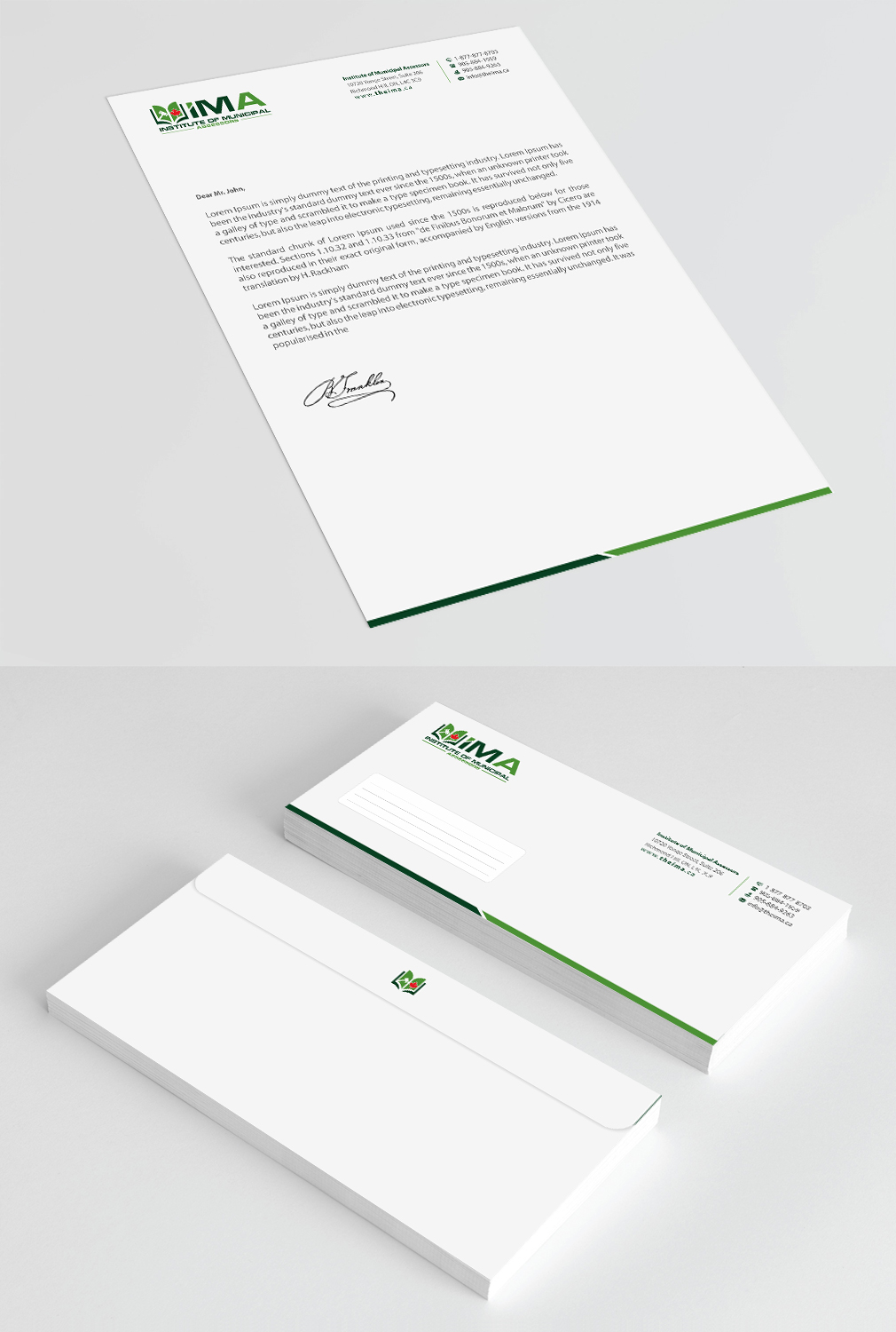 Stationery Design by Infinitive Technology for The Institute of Municipal Assessors | Design #24756739