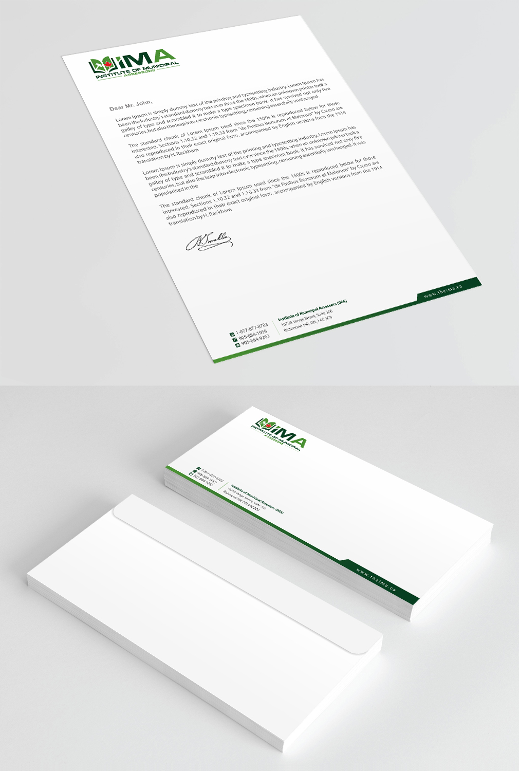 Diseño de Papelería por Infinitive Technology para The Institute of Municipal Assessors | Diseño #24756743